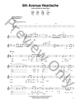 6th Avenue Heartache Guitar and Fretted sheet music cover